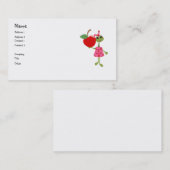 Aangepaste Business/Calling Card-leraar & Apple Visitekaartje (Voorkant / Achterkant)