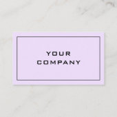 Aangepaste Business Card Template Ontwerp uw eigen Visitekaartje (Achterkant)