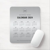 Aangepaste Business Company Logo 2024 kalender toe Muismat (Met muis)