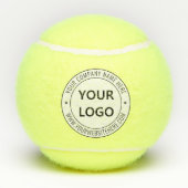 Aangepaste Business en Tekst Logo Bedrijf Tennisba Tennisballen (Achterkant)