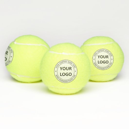Aangepaste Business en Tekst Logo Bedrijf Tennisba Tennisballen (Multi)