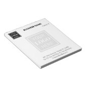 Aangepaste Business Logo Basic-aanbieding Notitieblok (Schuin)