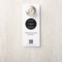 Aangepaste Business Logo Bedrijf Promotionele QR C Deurhanger