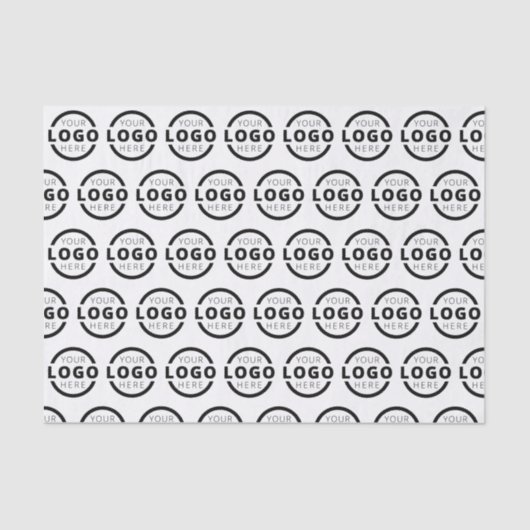 Aangepaste Business Logo Company Adverteren Aanbie Tissuepapier (Voorkant)