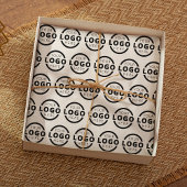 Aangepaste Business Logo Company Adverteren Aanbie Tissuepapier