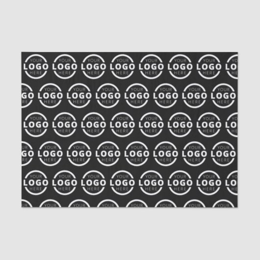 Aangepaste Business Logo Company Adverteren Aanbie Tissuepapier (Voorkant)