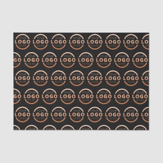 Aangepaste Business Logo Company Adverteren Aanbie Tissuepapier (Voorkant)