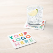 Aangepaste Business Logo Company Party Event Suppl Kartonnen Onderzetters (Insitu)