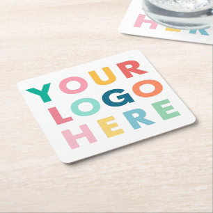 Aangepaste Business Logo Company Party Event Suppl Kartonnen Onderzetters