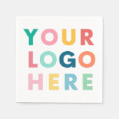 Aangepaste Business Logo Company Party Event Suppl Servet (Voorkant)