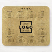 Aangepaste Business Logo Corporate 2025 Agenda Muismat (Voorkant)