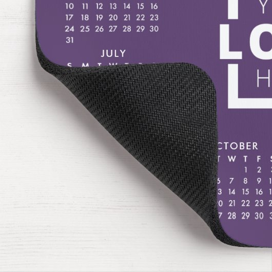 Aangepaste Business Logo Corporate 2026-agenda Muismat (Hoek)