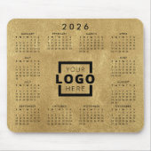 Aangepaste Business Logo Corporate 2026-agenda Muismat (Voorkant)