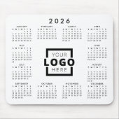 Aangepaste Business Logo Corporate 2026-agenda Muismat (Voorkant)