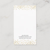 Aangepaste Business Logo Earring Display Visitekaartje (Achterkant)