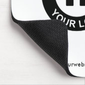 Aangepaste Business Logo en SMS Promotiemanje Muismat (Hoek)