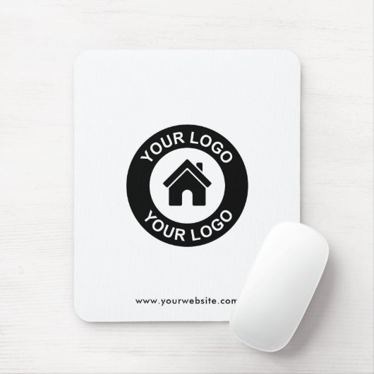 Aangepaste Business Logo en SMS Promotiemanje Muismat (Met muis)