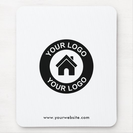 Aangepaste Business Logo en SMS Promotiemanje Muismat (Voorkant)