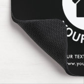 Aangepaste Business Logo en SMS Promotiemanje Muismat (Hoek)