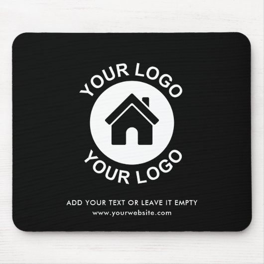 Aangepaste Business Logo en SMS Promotiemanje Muismat (Voorkant)