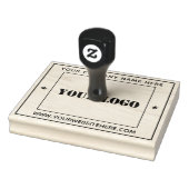 Aangepaste Business Logo en Tekstvierkant Rubber S Rubberstempel (Stempel)