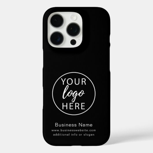 Aangepaste Business Logo iPhone / iPad case (Achterkant)