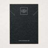 Aangepaste Business Logo Ketting Display Kaarten Visitekaartje (Voorkant)