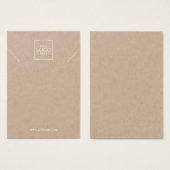 Aangepaste Business Logo Ketting Display Kaarten Visitekaartje (Voorkant /achterkant)