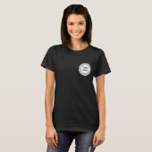 Aangepaste Business Logo Medewerker Personeel | vo T-shirt (Voorkant volledig)