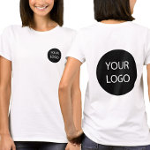 Aangepaste Business Logo Medewerker Personeel | vo T-shirt