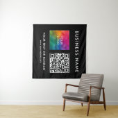 Aangepaste Business Logo Naam QR Code Vierkante Ac Wandkleed (In Situ (horizontaal))
