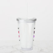 Aangepaste Business Logo Naam Website Acryl Tumble Drinkbeker (Rechts)