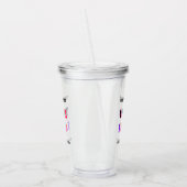 Aangepaste Business Logo Naam Website Acryl Tumble Drinkbeker (Links)