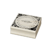 Aangepaste Business Logo Name Contact Information Rubberstempel (Stempel)