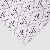 Aangepaste Business Logo Packaging branded Tissuepapier (Detail)