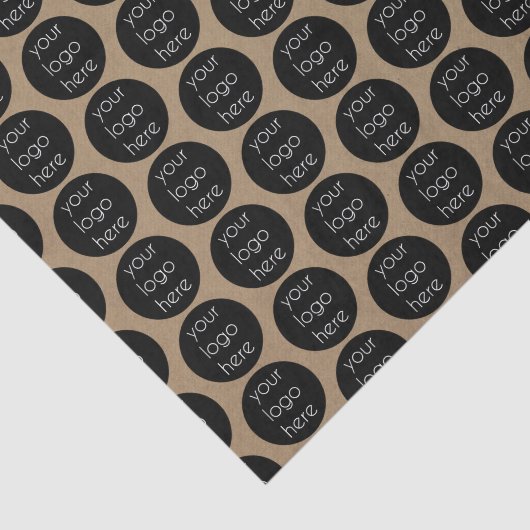 Aangepaste Business Logo Packaging Kraft Tissuepapier (Detail)