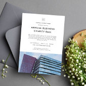 Aangepaste Business Logo Photo Charity Event Party Kaart