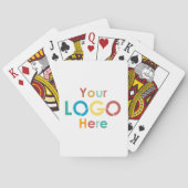Aangepaste Business Logo Promotional Deck Pokerkaarten (Achterkant)