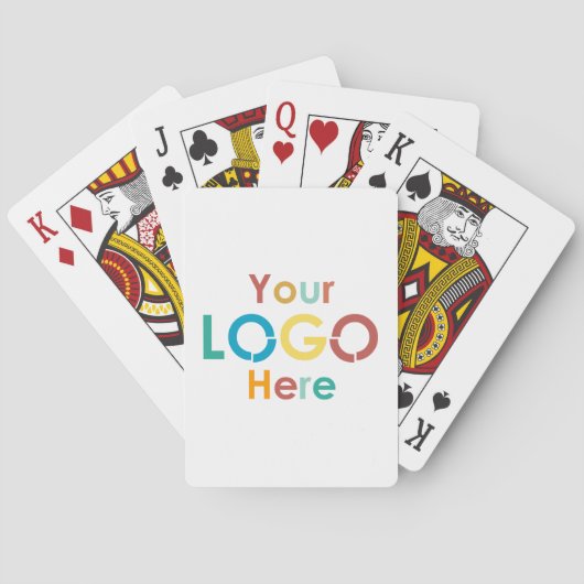 Aangepaste Business Logo Promotional Deck Pokerkaarten (Achterkant)
