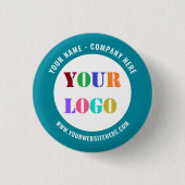 Aangepaste Business Logo Promotionele Button Sjabl (Voorkant)