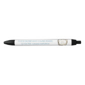 Aangepaste Business Logo Promotionele Eenvoudige A Zwarte Inkt Pen (Voorkant)