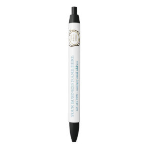 Aangepaste Business Logo Promotionele Eenvoudige A Zwarte Inkt Pen