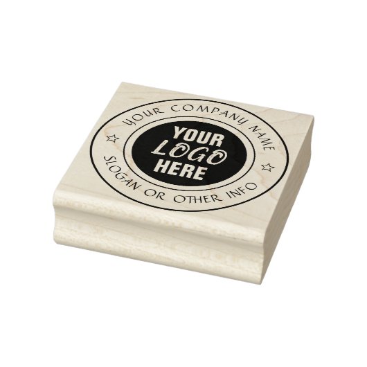 Aangepaste Business Logo Promotionele Elegante Ron Rubberstempel (Stempel)