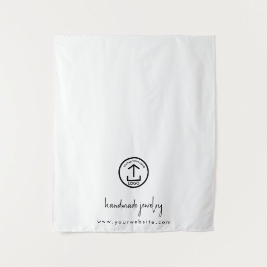 Aangepaste Business Logo Table Runner Banner Siera Wandkleed (Voorkant)