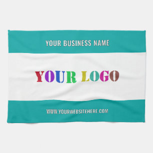 Aangepaste Business Logo Tekst en Kleuren Keukenha Theedoek