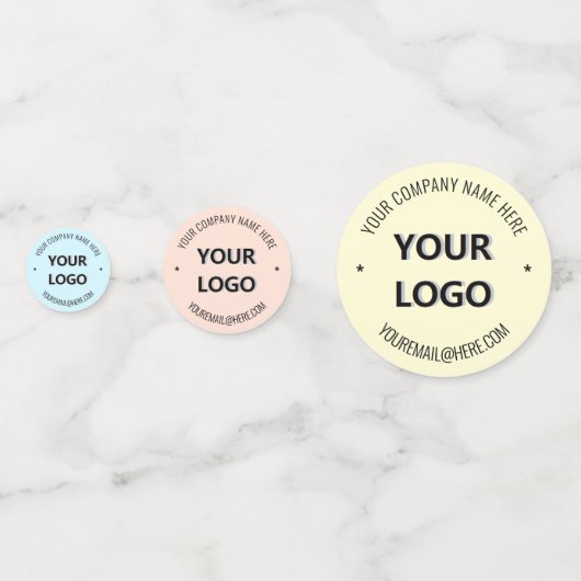 Aangepaste Business Logo Tekst Partij Confetti Sja (Voorkanten)