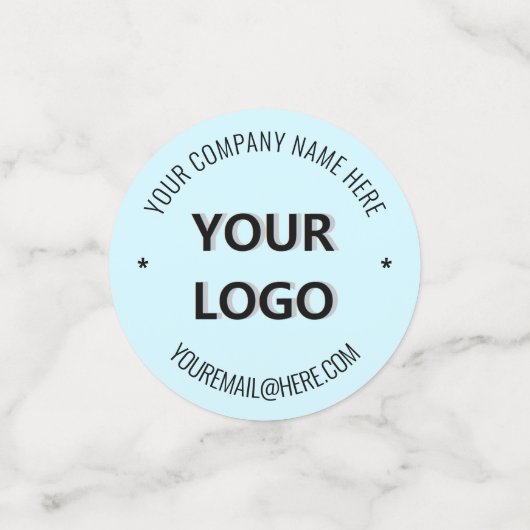 Aangepaste Business Logo Tekst Partij Confetti Sja (Kleine voorkant)