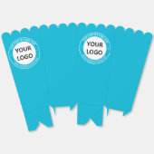 Aangepaste Business Logo Tekst Popcorn Boxes Sjabl Bedankdoosjes (Ongevouwen)