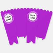 Aangepaste Business Logo Tekst Popcorn Boxes Sjabl Bedankdoosjes (Ongevouwen)