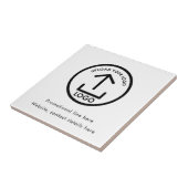 Aangepaste Business Logo Tekst Promotionele Profes Tegeltje (Zijkant)